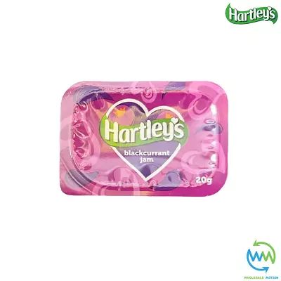 HARTLEYS BLACKCURRANT JAM Portions POT 20G Single Individual Multiple CHOICE • £21.99