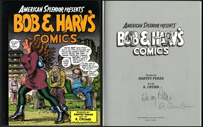 Robert Crumb Harvey Pekar SIGNED American Splendor Comics SC PSA/DNA AUTOGRAPHED • $910
