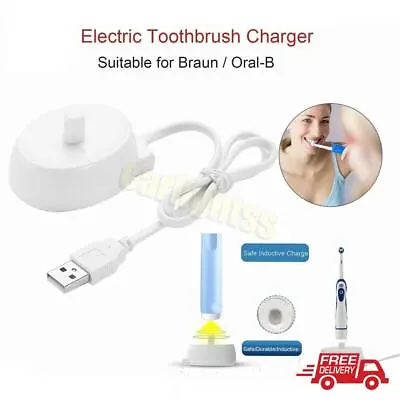 For Braun Oral B Toothbrush Charger Electric Toothbrush Charging Cradle Base AUS • $10.44