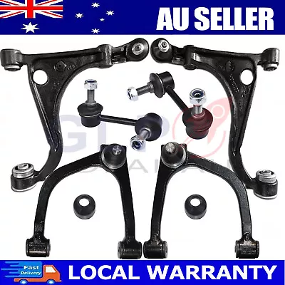 FRONT UPPER LOWER Control Arms +Sway Bar Link KIT For FORD FALCON AU2 BA BF L+R • $380