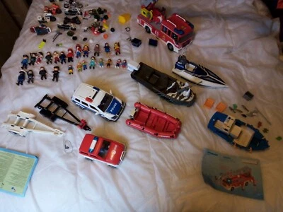£25 • Buy Playmobile Fire Engine. Police Car Boats Motor Bikes. Loads Of Stuff.