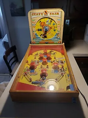 Vintage 1950's State Fair Strength Tester Pinball Machine Superior Toy Co.  • $189.95