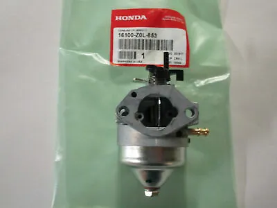 Genuine Honda 16100-Z0L-853 Carburetor Fits GCV160A GCV160LA GCV160LAO OEM • $25.51