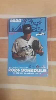 2024 West Michigan Whitecaps (Detroit Tigers High A) Official Pocket Schedule • $1