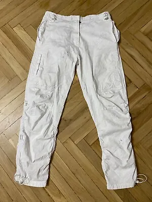 Maharishi White Dragon Prints Cargo Pants Y2K Size L-XL • $180