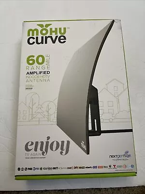 Mohu - Leaf Fifty Amplified Indoor HDTV Antenna 60 Mile Range MH-110584 • $32