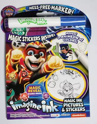 Paw Patrol Imagine Ink Magic Ink Marker Color Book: Mess Free Marker • $5.99