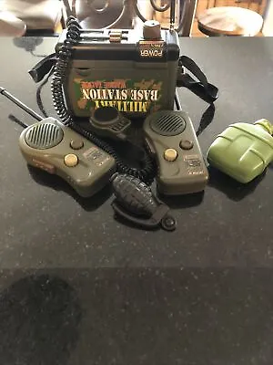 Vintage Toy 200 Military Base Station And Two Walkie Talkies • $29.99