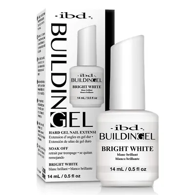 Ibd Building Gel Hard Gel Nail Extension Bright White 0.5 Oz • $11.99