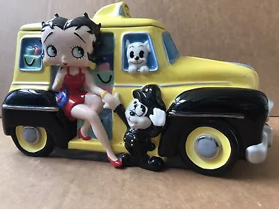 Betty Boop Cab Co. Limited Ed. Vandor 2007 Ceramic Cookie Jar 9 X 13 X 8'' Rare! • $195