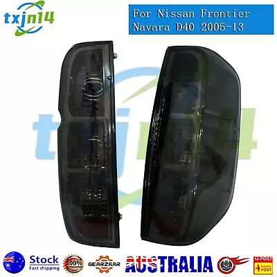 For Nissan Frontier Navara D40 2005-13 Tail Light Rear Black Smoke Lens Pair • $104.50