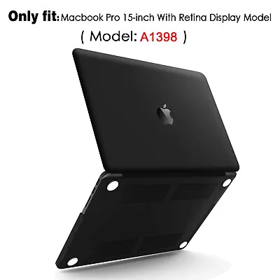 Macbook Pro 15-Inch A1398 With Retina Display Rubberized Hard Case Cover Shell • $28.49