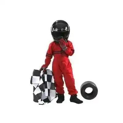 Children's Motorsport Overalls - Red - Ages 6/8/10/12 • £14.99