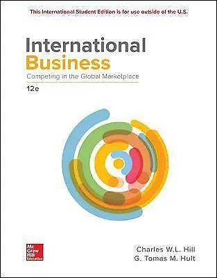 International Business: Competing In The Global Marketplace By Hill Hult • £34