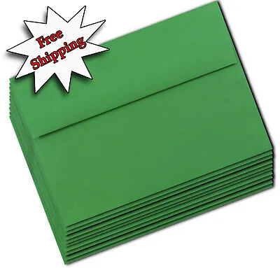 Holiday Green A2 70lb 4-3/8 X 5-3/4 Envelopes For Inserts Invitations Showers • $9.60