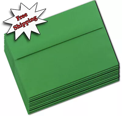 Holiday Green A6 70lb Envelopes For 4 X 6 Invitation Shower Announcements Photos • $10.02