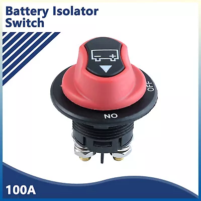100A 12 V Auto Mini Panel Mount Battery Isolator Switch Kit Car Marine Kill Cut • $9.89