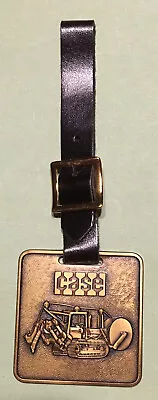 Minty Vintage Case Equipment  Vibratory Cable Plow Watch Fob And Leather Strap • $29