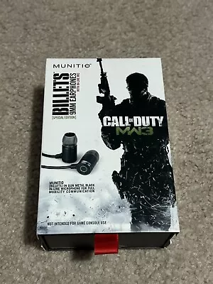 Munitio Call Of Duty MW3 Billets 9MM Earphones (Special Edition) Activision • $35