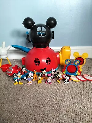 Disney Mickey Mouse Clubhouse House Playset And Figures • £10