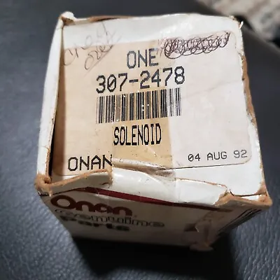 Onan 307-2478 Fuel Solenoid NOS • $90