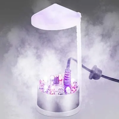 Christmas Decor LED Mist Maker Fogger Atomizer Air Humidifier Water Fountain Fog • £8.99