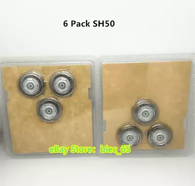 SH50 Replacement Heads For Philips Norelco Shavers Series 5000-Fits HQ8 [6 Pack] • $13.95