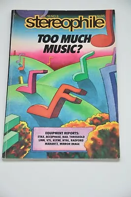 $4.37 • Buy Stereophile Magazine Volume 10 No 6 September 1987