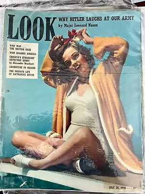 COMPLETE LOOK MAGAZINE July 30 1940 Why Hitler Laughs At Our Army LK1029 • $25