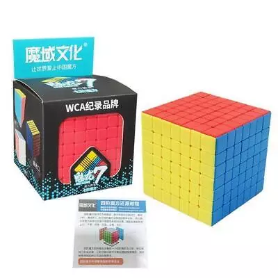 Moyu ML 7x7x7 Speed Magic Cube Stickerless Cube Brain Teasers Twist Puzzle Toy • $18.78