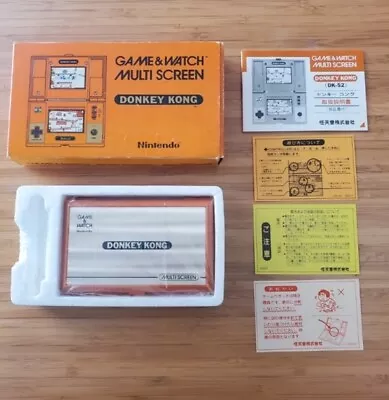 Nintendo Game&Watch Donkey Kong I Multi Screen Boxed With All Paperwork + Foam • $449.95