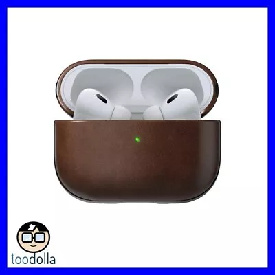 $54.90 • Buy NOMAD Modern Case - Horween Leather Case For Apple AirPods Pro (2nd Gen), Brown