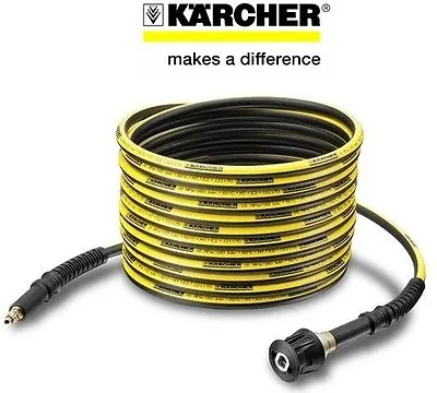 Genuine Karcher 10m Extension Hose K3 K4 K5 K7 Quick Connect (26417100) • £78.99