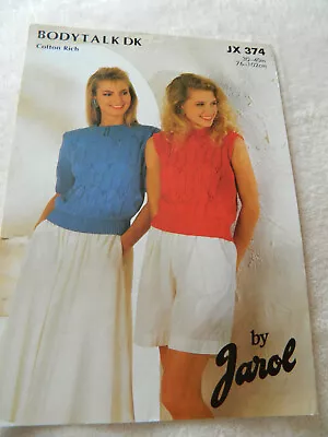 £1.25 • Buy Jarol Knitting Pattern For A Ladies Sweater In D.k. Yarn Size 30  - 40   .