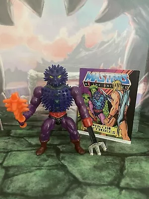 Masters Of The Universe 1985 Spikor Complete W/comic MOTU -4 Spike Variant- • $35