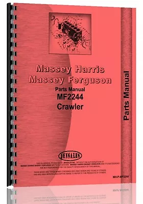 Massey Ferguson 2244 Crawler Parts Manual MH-P-MF2244 • $50.99