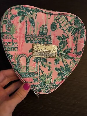 Lilly Pulitzer GWP Heart Case Bag Mandevilla Baby Always Worth It New With Tag • $20