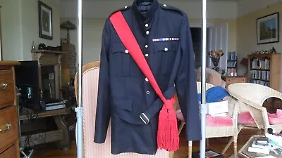 Genuine Coldstream Guards RSM GSM No. 1 Blues Tunic / Jacket With Red Sash • £120