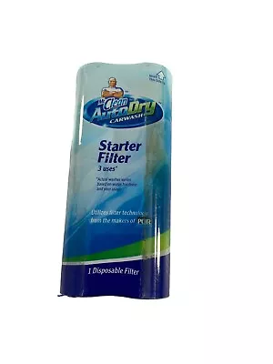 Mr Clean Auto Dry Car Wash Starter Filter 3 Uses 1 Disposable Filter New Open • $12