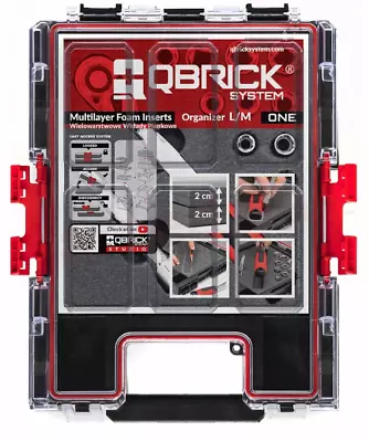 Tool Box QBRICK SYSTEM ONE ORGANIZER M MFI Multi Purpose For Professionals • £24.36