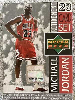 Michael Jordan 1999 Upper Deck 23 Retirement Card Boxed Set • $32