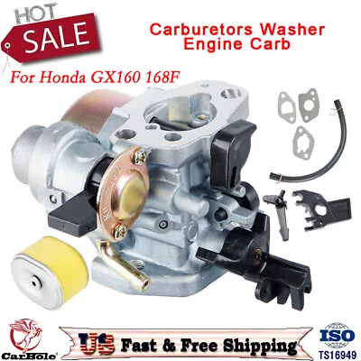 Carburetors Washer Engine Carb For Honda GX160 GX168F 5.5HP 6.5HP Pressure Motor • $16.59