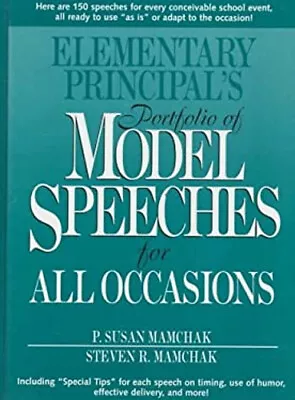 Elementary Principal's Portfolio Of Model Speeches For All Occasi • $6.61