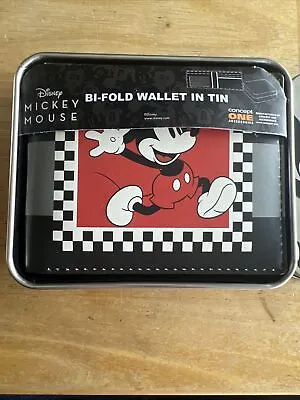 NWT Concept One Men's Bi-fold Wallet -  Disney Mickey Mouse 28 • $10