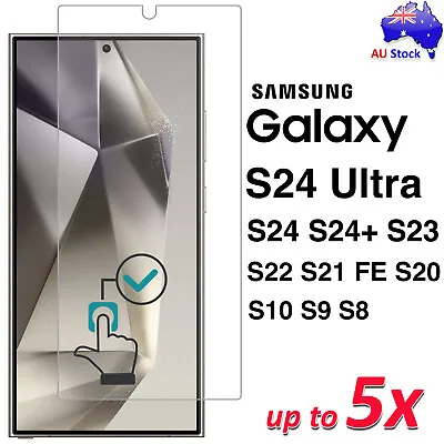 Hydrogel Ultra Clear Film Screen Protector For Galaxy S24 Ultra S24 S23+ S21 S22 • $15.99