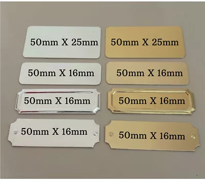 £2.20 • Buy Engraved Trophy Plaque Plate Picture Frame Sports Award Aluminium Self Adhesive