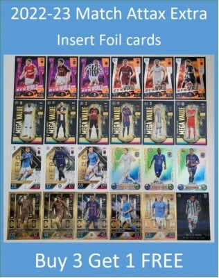 $14.99 • Buy 2022-23 Match Attax Extra Special Insert Foil Soccer Cards - Buy 3 Get 1 FREE