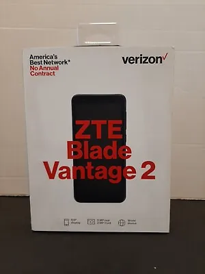 Brand New Black Verizon ZTE Blade Vantage 2 16GB 5  Prepaid Smart Phone Z3153V • $29.99