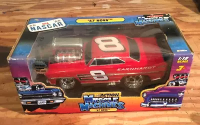 Muscle Machines Slammed 67 Nova Dale Earnhardt Jr 8 Follows 3 NEW SEALED NASCAR • $50