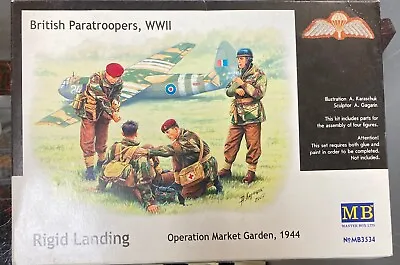 Master Box MB3534 British Paratroopers 1/35 WWII Figures - Plastic Model Kit • $7.99